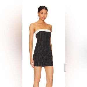 NWT Superdown Tate strapless mini dress, size L